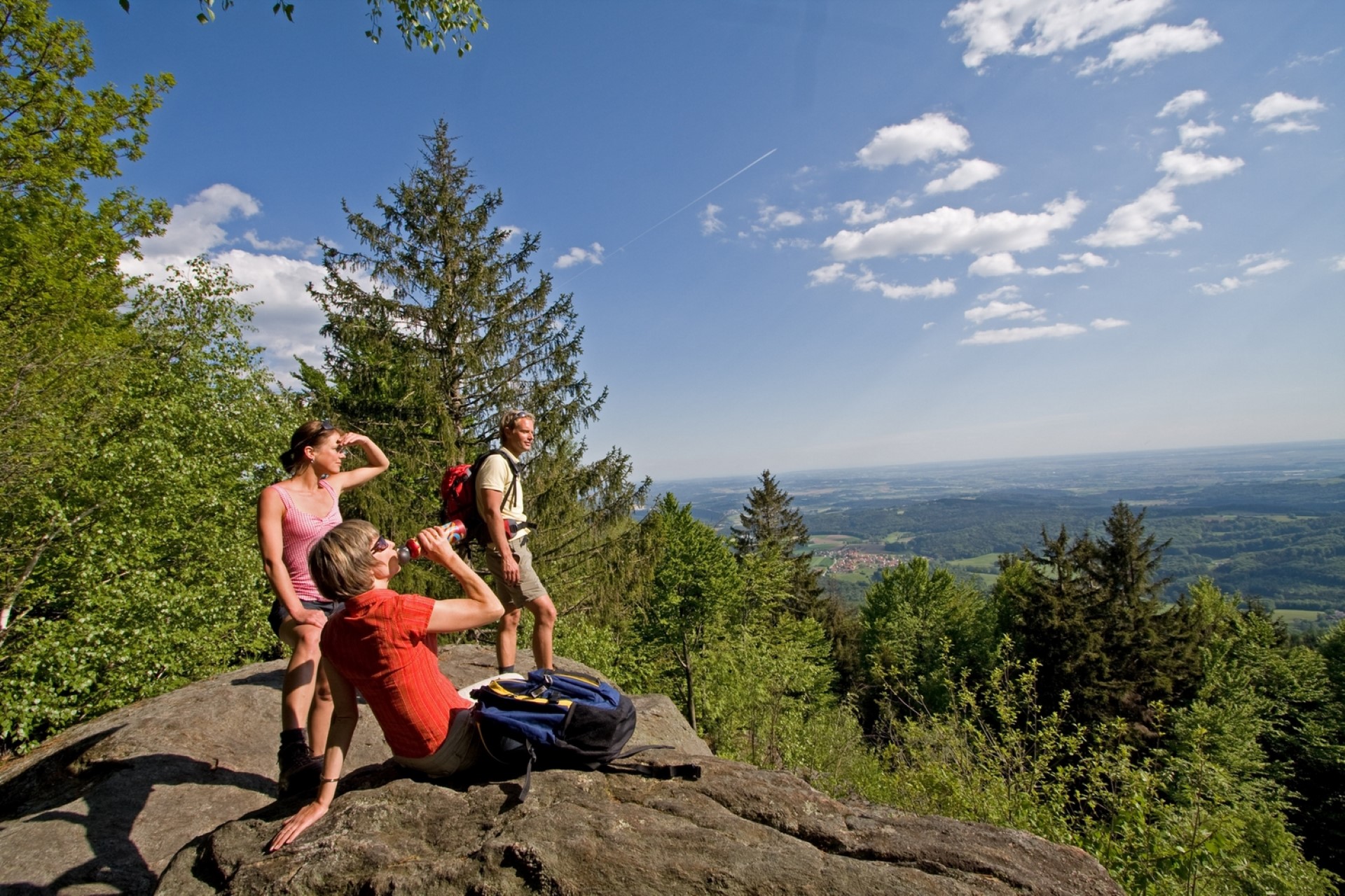 Aussicht am Geßlingerstein. Photo Credit: Tourismusverband Ostbayern