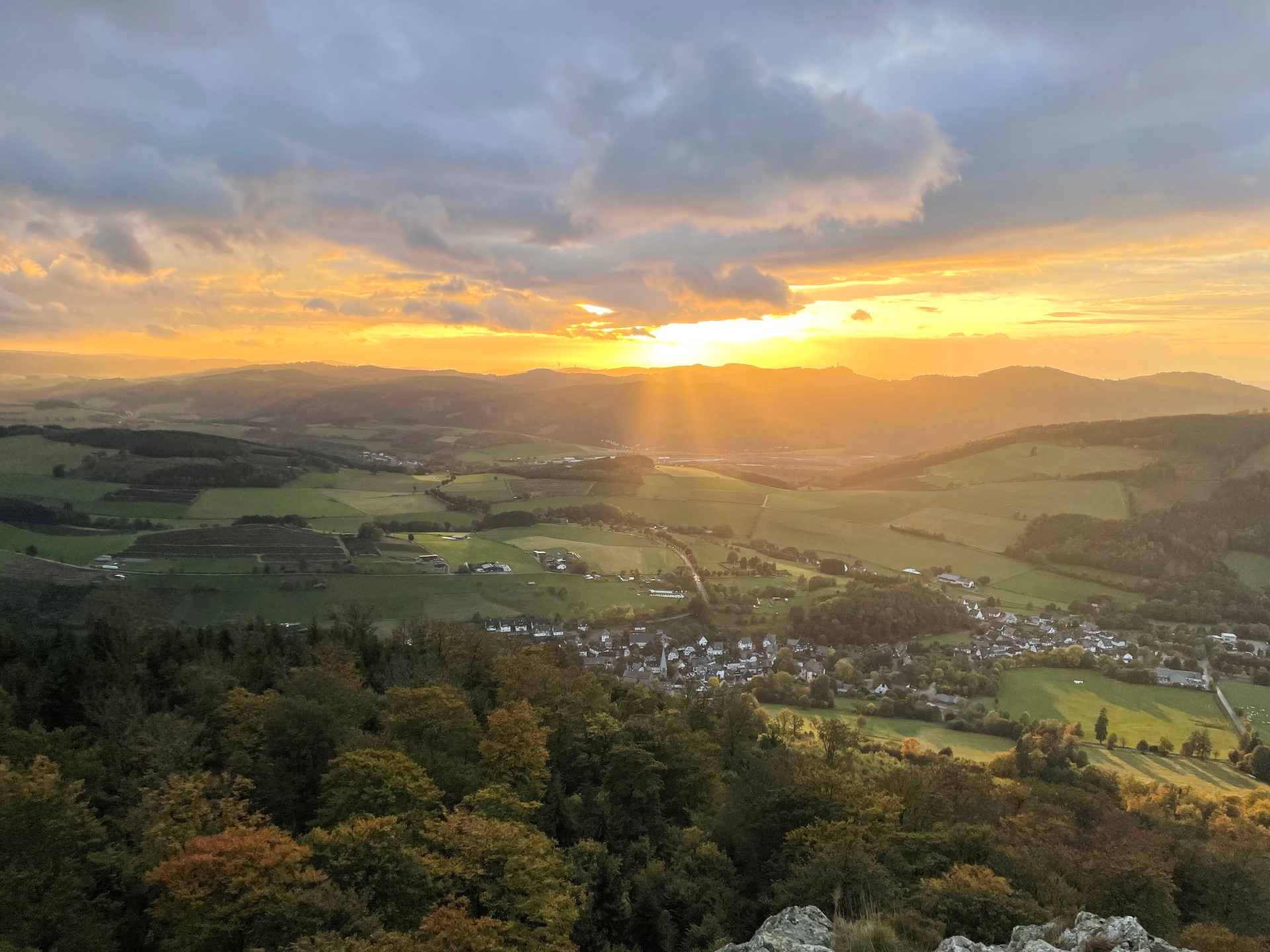 Aussicht auf Bruchhausen. Foto: Janine Breuer-Kolo