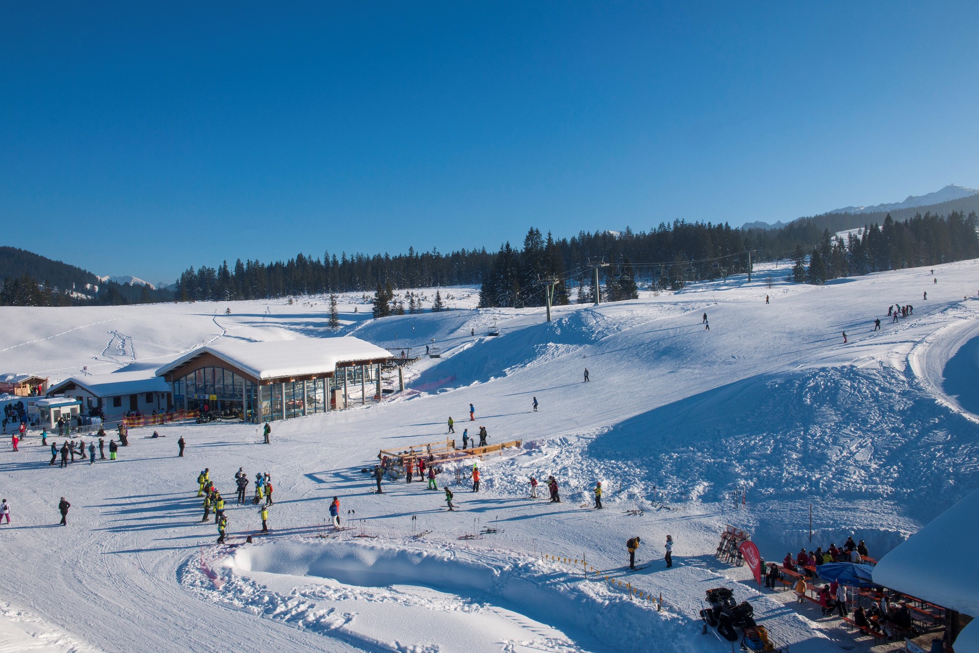 Das Skigebiet Winklmoos-Steinplatte. Photo Credit: www.berg12.de | Michael Namberger